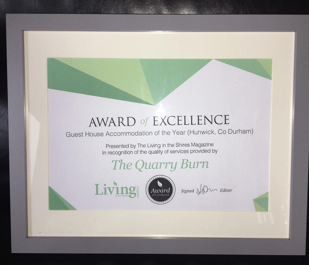 The Quarry Burn Guest House & Restaurant Hunwick Exterior foto